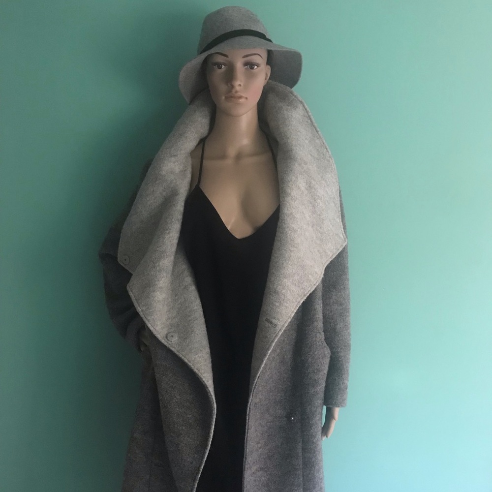 Express Wool-Blend Cocoon Coat